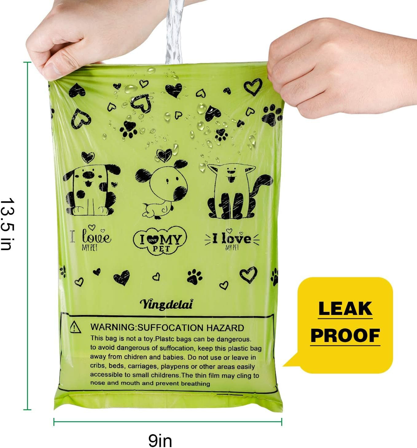 Eco-Friendly Poop Bags for Pups: 720 Super Strong, Leak-Proof & Scented Bags in Fun Colors with Dispenser! 🐶💚💙💛💖